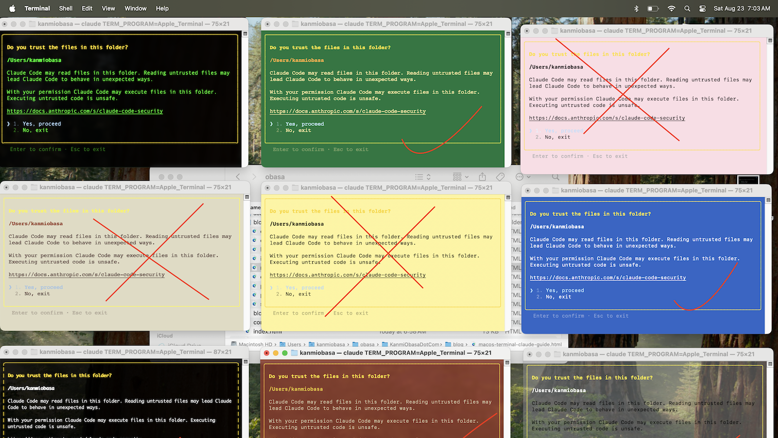 Terminal with Claude Code integration